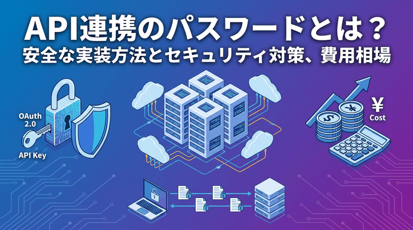 API連携のパスワードとは?安全な実装方法とセキュリティ対策、費用相場