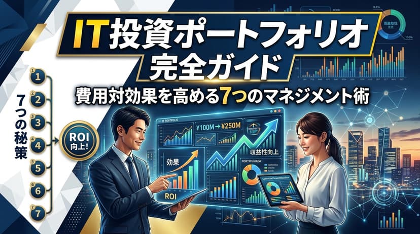 IT投資ポートフォリオ完全ガイド|費用対効果を高める7つのマネジメント術