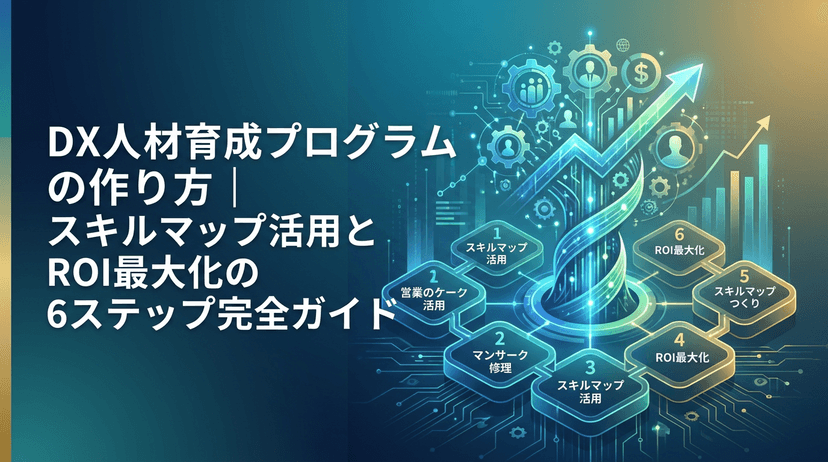 DX人材育成プログラムの作り方|スキルマップ活用とROI最大化の6ステップ完全ガイド
