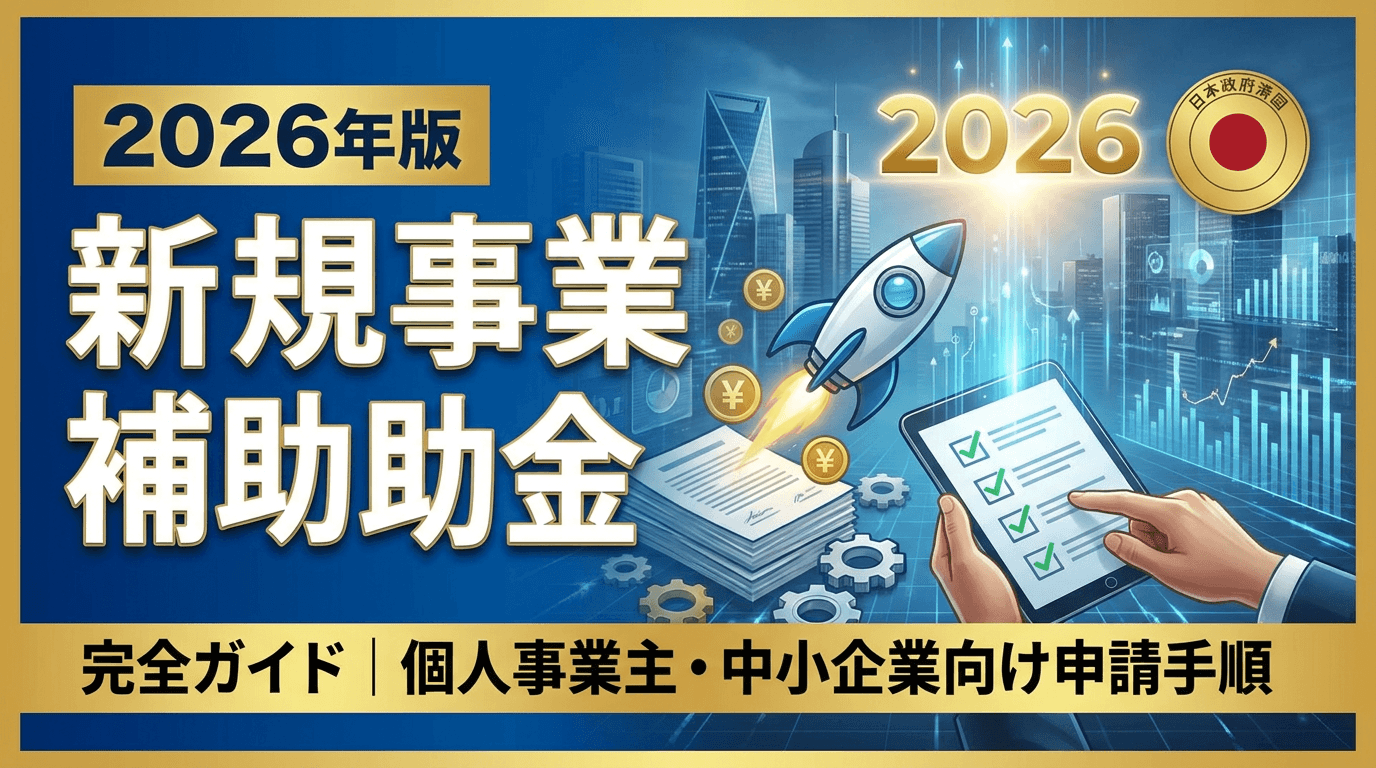 【2026年版】新規事業 補助金の完全ガイド|新事業進出補助金・ものづくり統合と申請手順