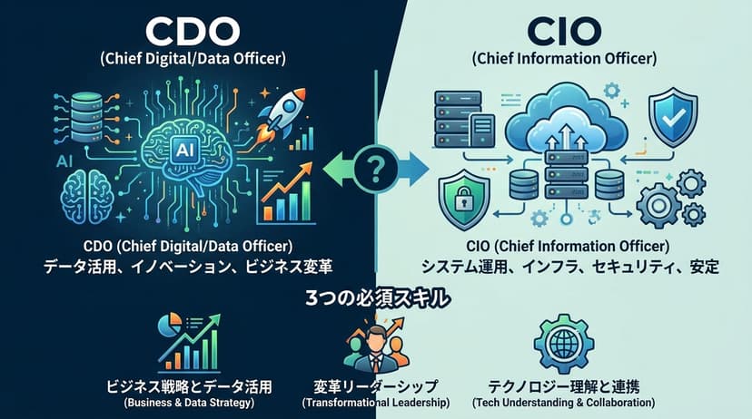 CDOとは?CIOとの違いと役職に求められる3つの必須スキル