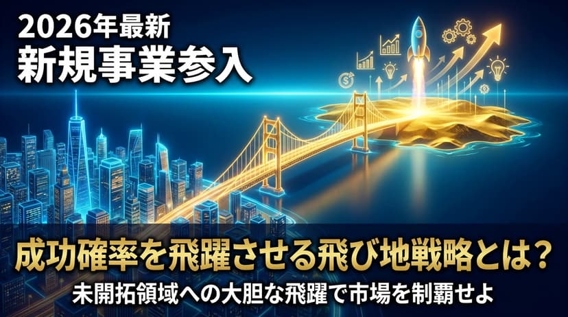 新規事業の成功確率を高める「飛び地戦略」7つの実践ポイント【2026年版】