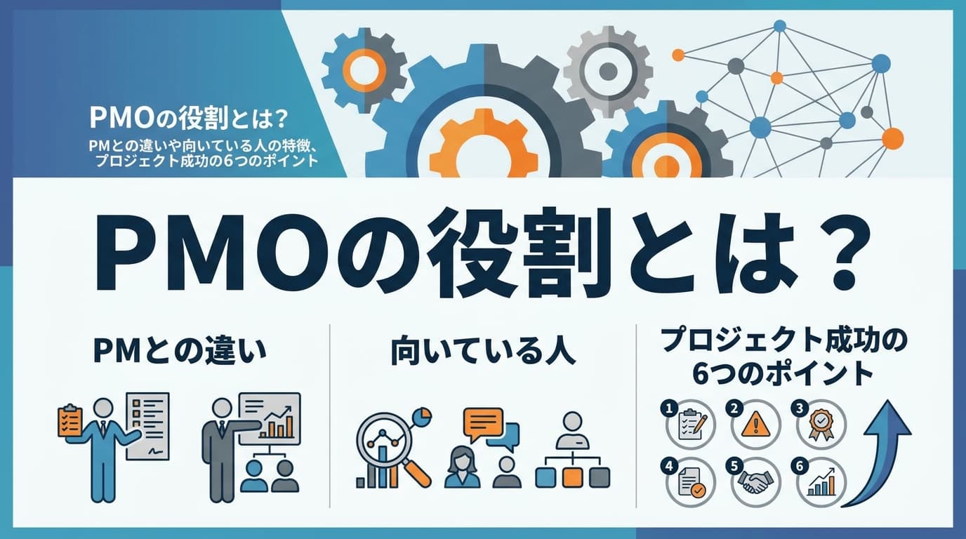 PMOの役割とは?PMとの違いや向いている人の特徴、プロジェクト成功の6つのポイント