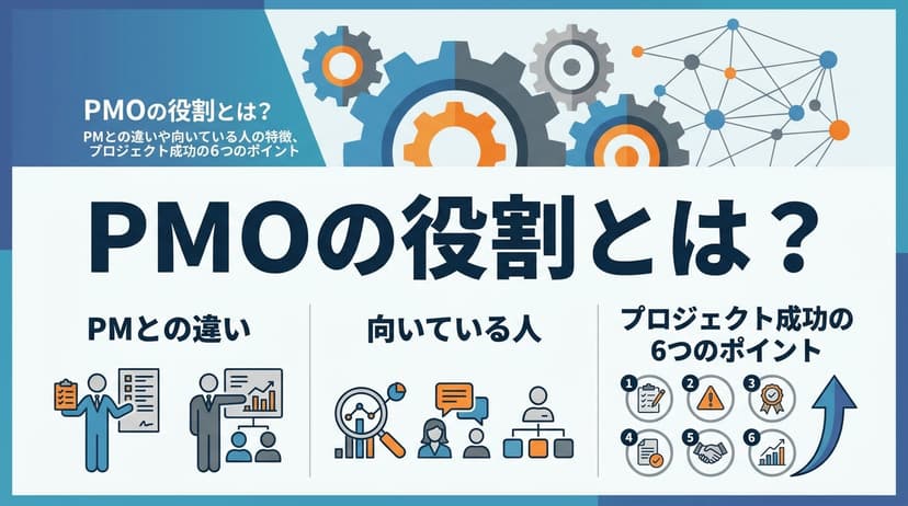 PMOの役割とは?PMとの違いや向いている人の特徴、プロジェクト成功の6つのポイント